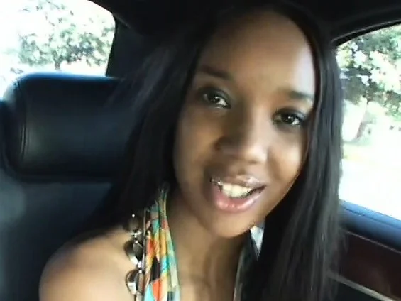 Slim ebony girl Mocha spreads her legs and takes a big white cock deep in her twat