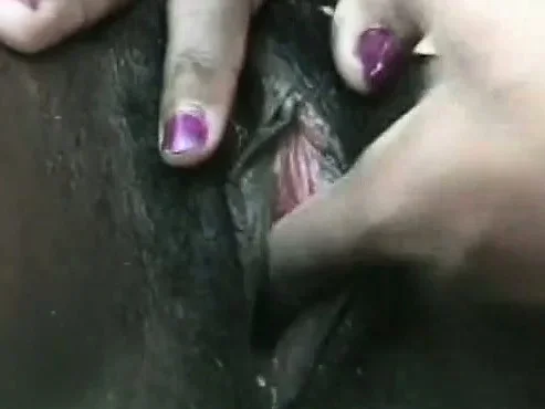 Pretty black lesbians drive each other's pussies to climax by the pool