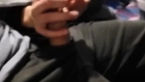 Public Handjob with Amateur Babe