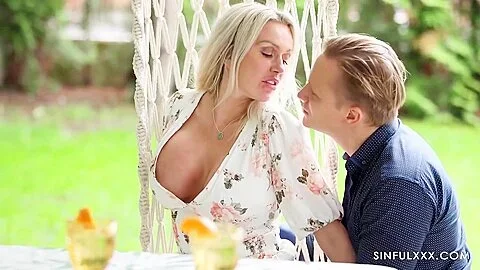 Amber Jayne - Busty Milf Fuck The Host - Teaser Video