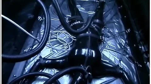 Latex Suit Spreadeagle Remote Controlled