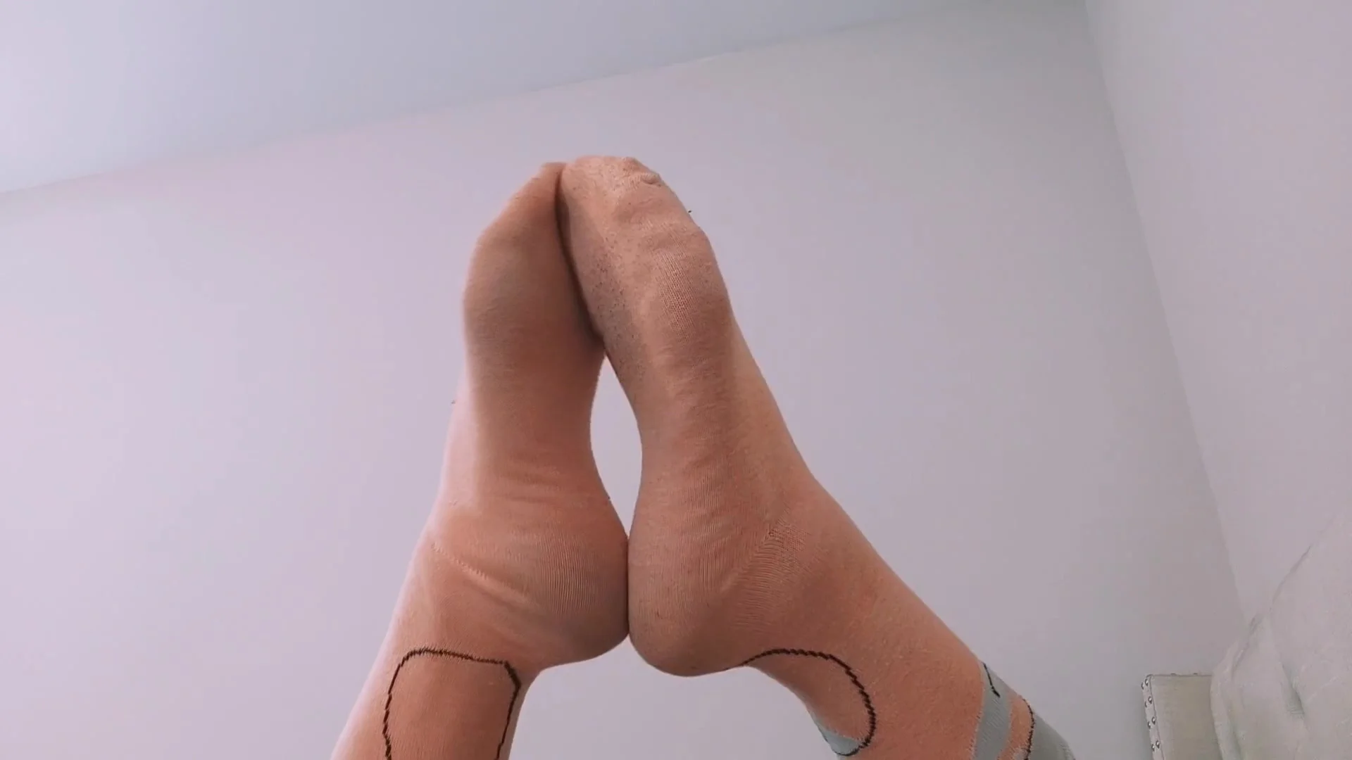 Orange Socks Foot Fetish
