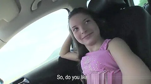 Stranded Teens - Sexy teen 18+ Anita does some hitchhiking