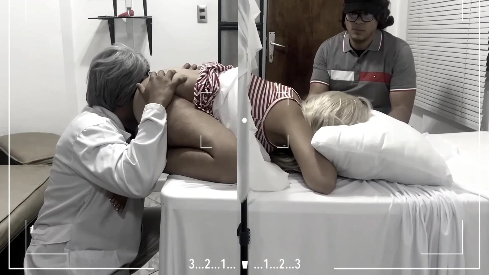 Big Tego, Big Hd And Shelina Leon In Video Capta Con El Doctor Ginecologo Coje A Mujer Al Lado De Su Marido Puro Taboo 13 Min