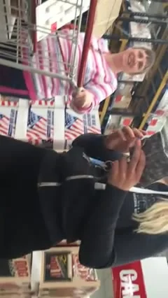 Fit blonde see through leggings