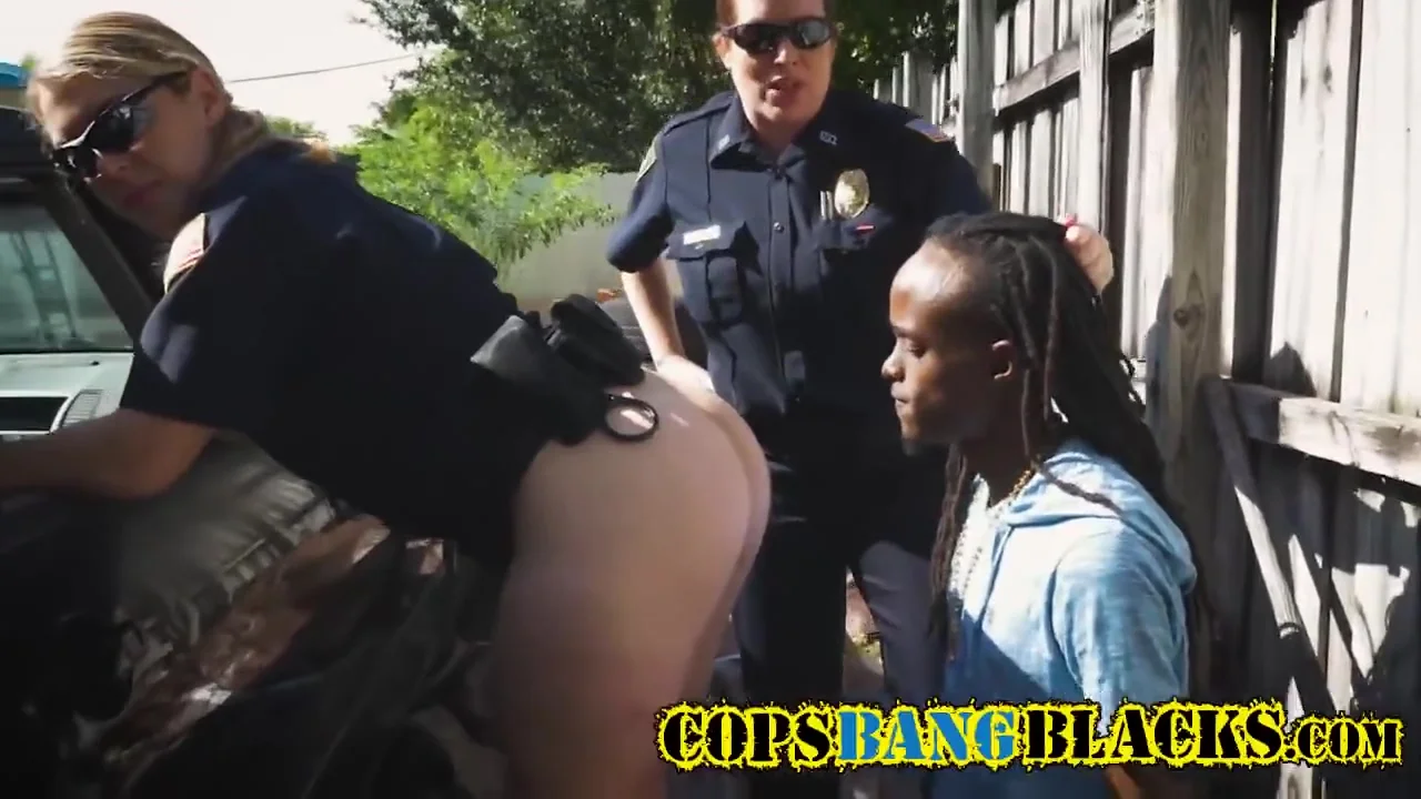 Horny Cop Banged By Black Dude