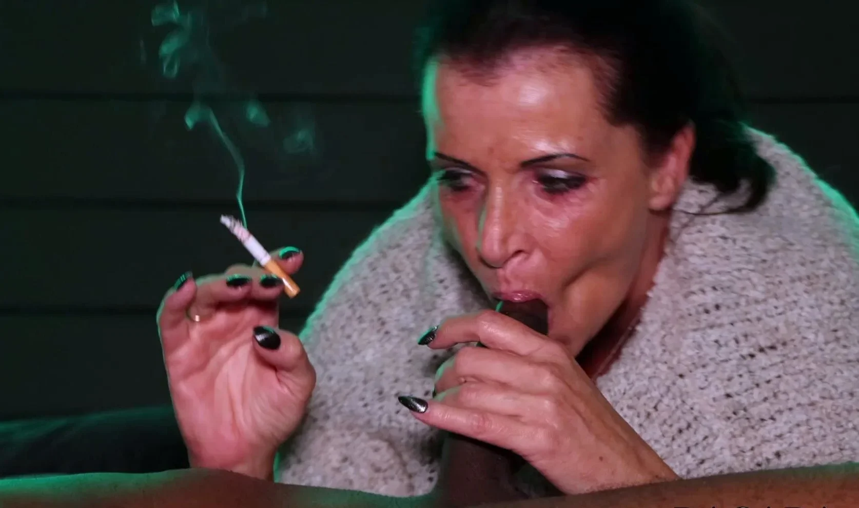 DaCada's BBC smoking blowjob