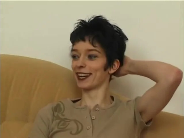 Skinny brunette MILF masturbating - Julia Reaves