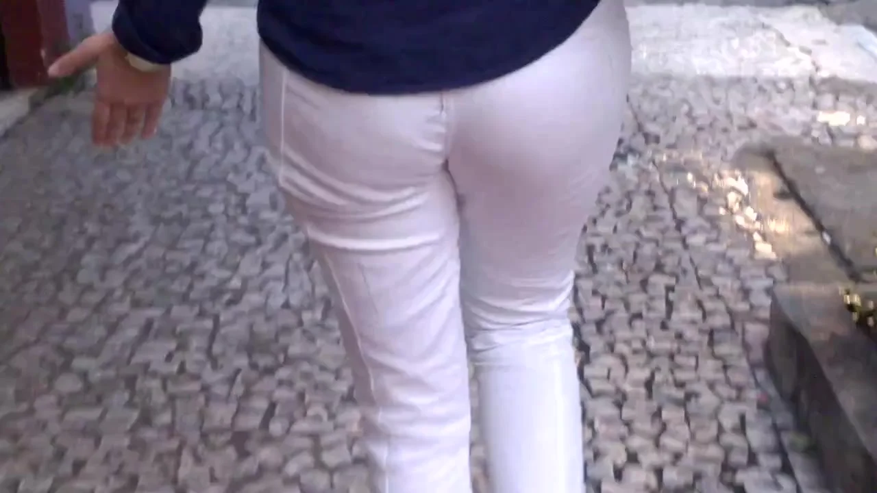 SDRUWS2 - SEE THROUGH WHITE PANTS AND WHITE PANTIES 2