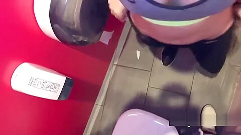 Random Girl Wants To Suck My Dick In A Public Toilet