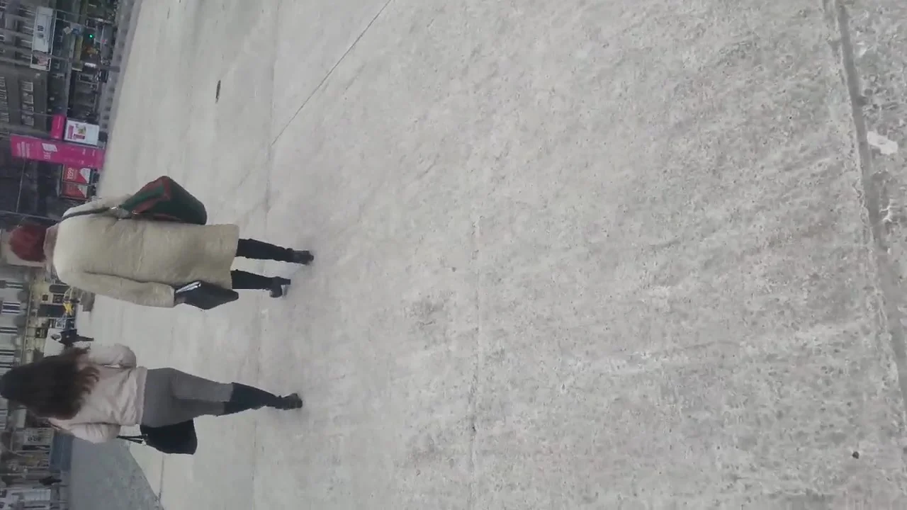 spy sexy ass in street romanian