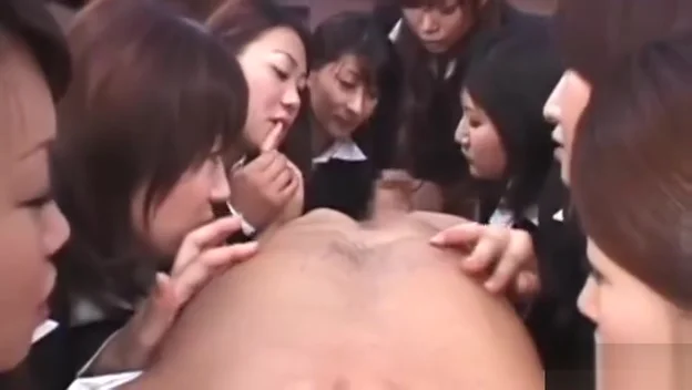Office Ladies Sucking Their Boss Cock Kissing His Body Cum To Mouth On The