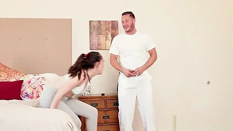 Nailed through the yoga pants like the dirty slut she is