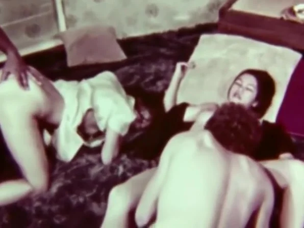 Classic Interracial Asian Foursome