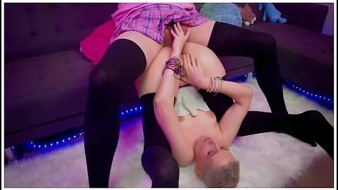 She Gets Orgasm From Touching His Balls