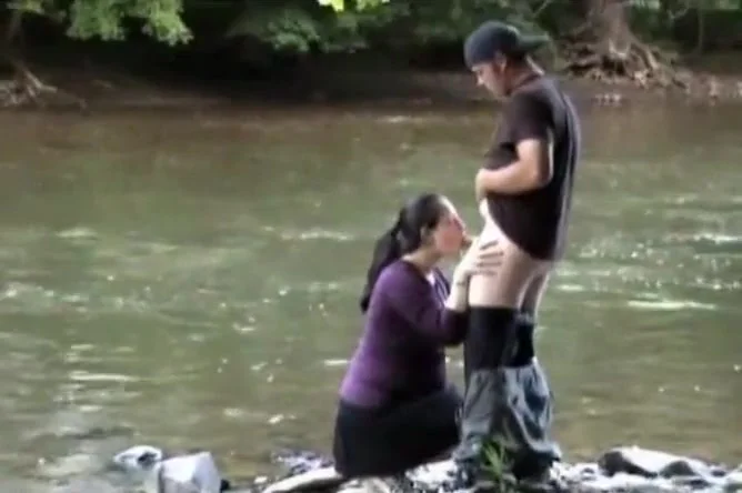 Couple fucking at the lake side