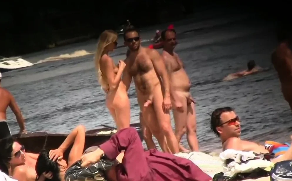 South Island beach girl group sex