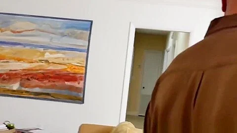 Ebony beauty fucks old bloke and gets facial