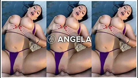 Angela White In Babe With Huge Natural Tits Fucked In The Pool