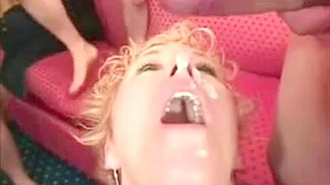 Compilation mature women facials