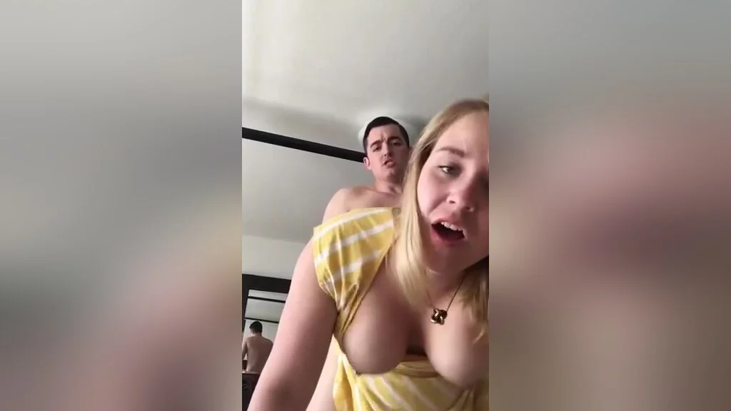 Blonde With Huge Tits Fucked From Behind