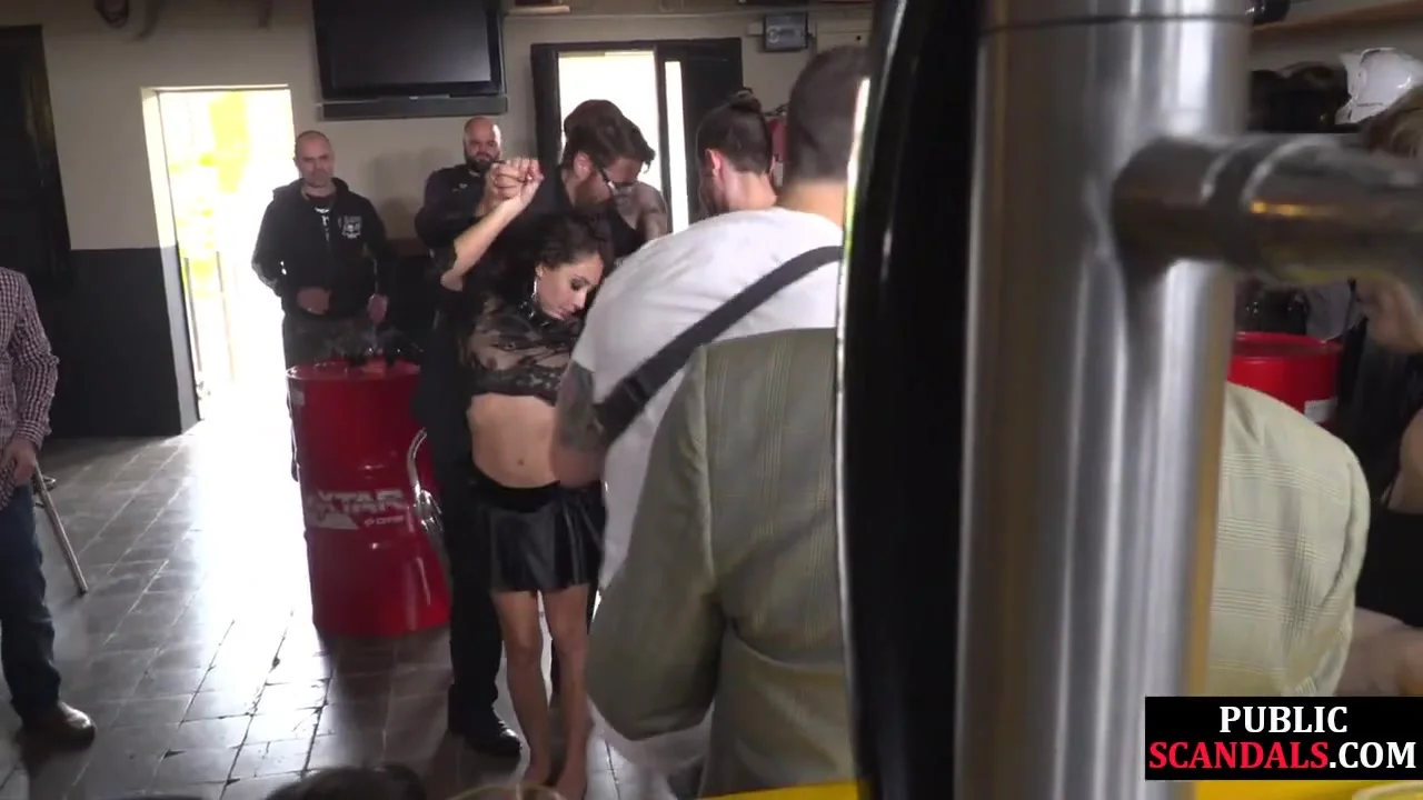 Sub teen 18+ Latina public fucked and pussywhipped in group