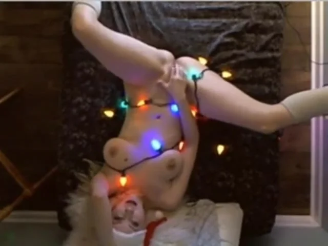 Creamy Christmas Masturbation Orgasm