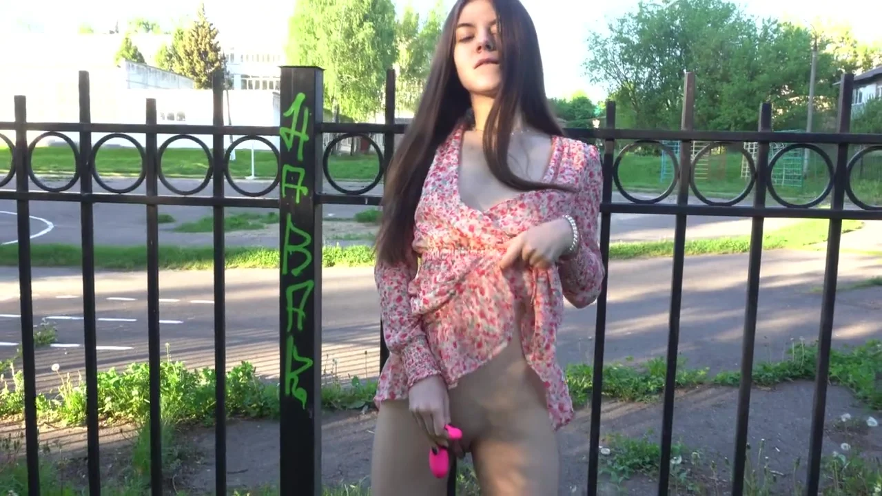 Masturbation On Public With Anal Plug