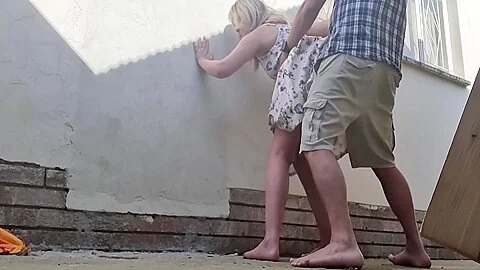 Fucking Outdoor Behind Restroom Area Of Bed And Breakfast 7 Min