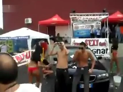 Hot teens 18+ in Car Wash