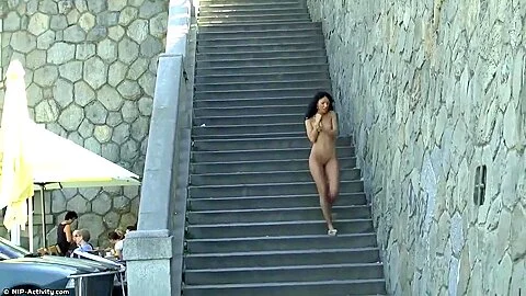 Gina Devine In Gina Nude In Prague - Hot Public Nudity