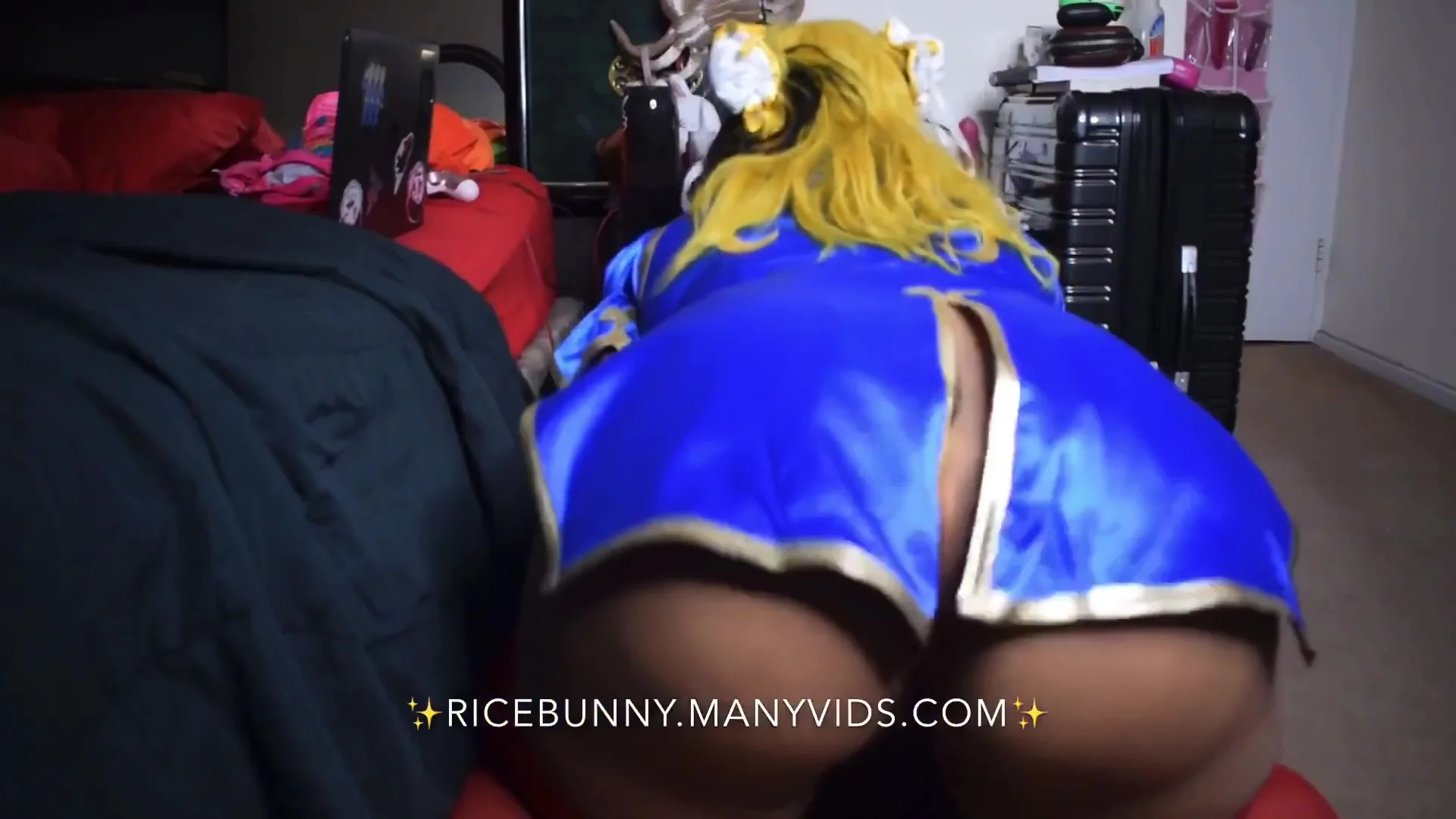 Blasian Trying To Ride Big Cock