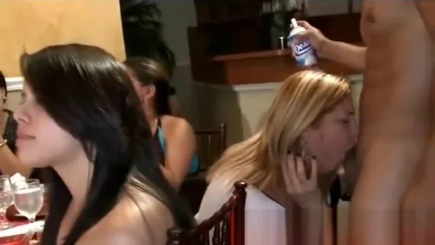 Cfnm party ladies giving public bj