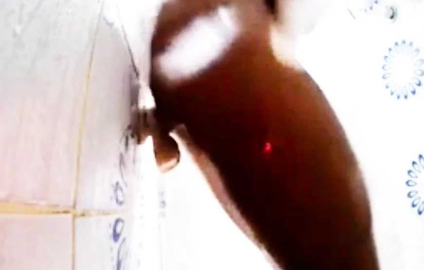 shower wall dildo makes me cum and cum