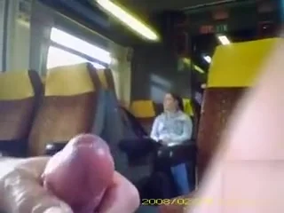 Ejaculation inside the speeding train