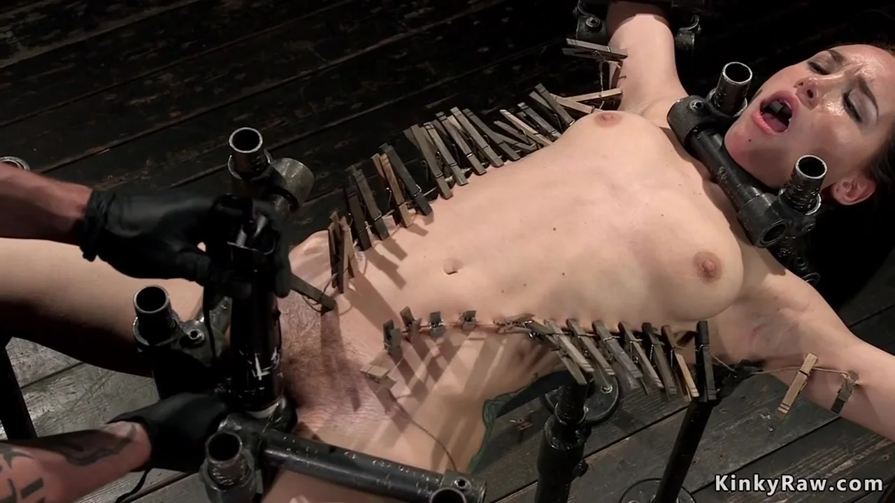 Gabriella Paltrova - Slave In Strait Jacket Whipped In Bondage