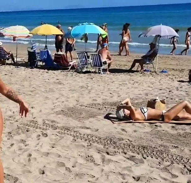 Some Fun Beach Partying At A Topless Beach