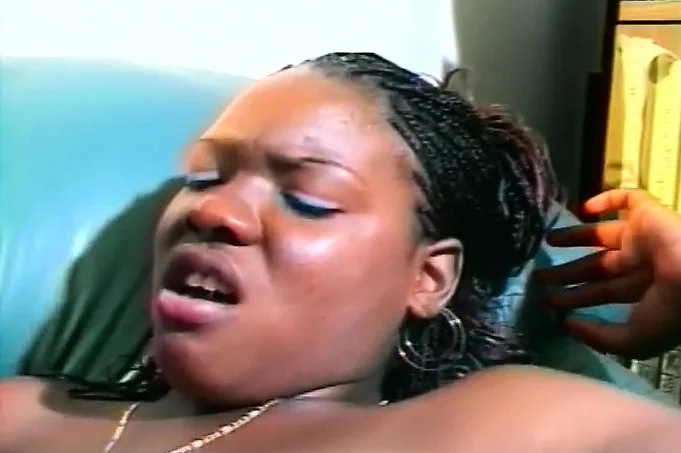 Chubby ebony blows his rod and is overcome by how hard he fucks