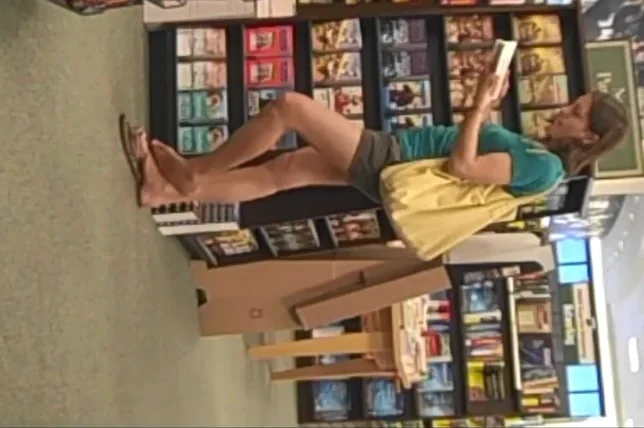 Candid Feet In Flip Flops Filmer Jerks Off off Cam
