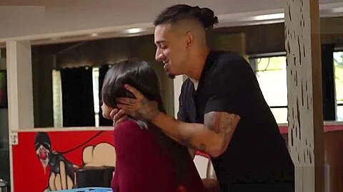 Beautiful teacher is roughly subdued by Bruno into taking his big dick