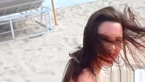 Bikini teen 18+ seduced on the beach and fucked in a hotel