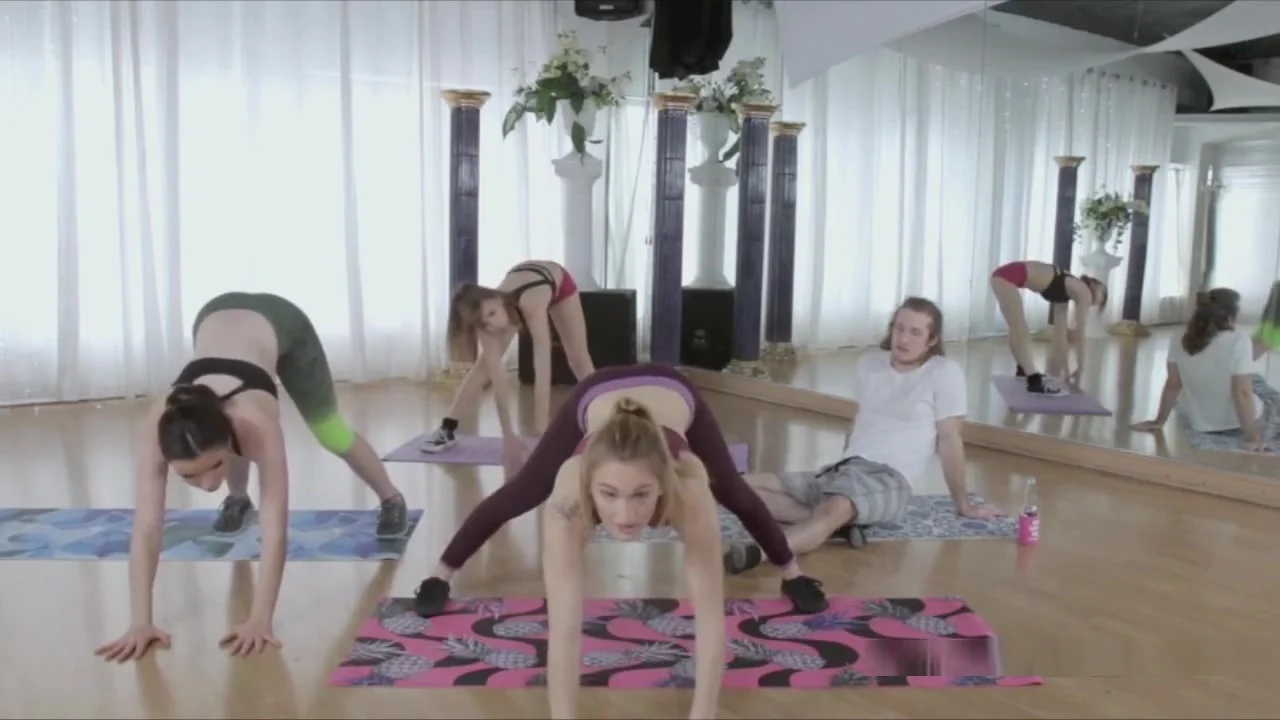 Yoga Ends With Besties Sucking Hard Dick