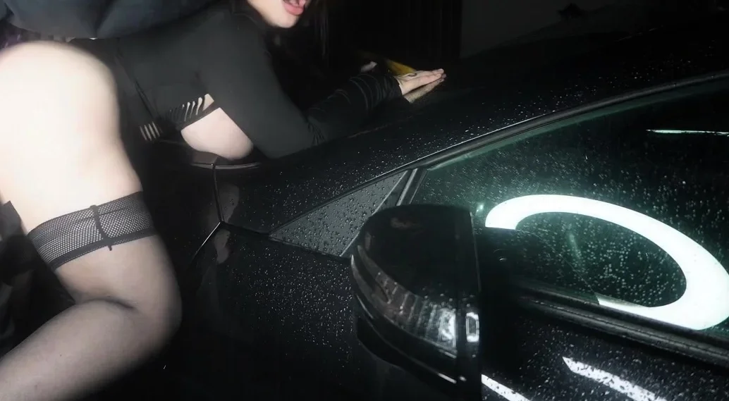 Hard and Dirty Sex in the Car After a Romantic Date