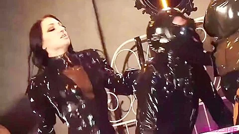 Two Mistresses Developed A Slaves Ass