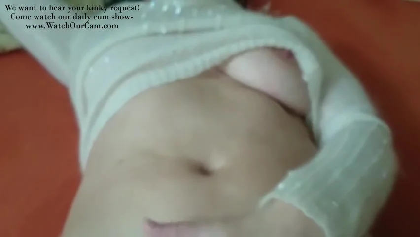 With Hairy Pussy Masturbates To Orgasm