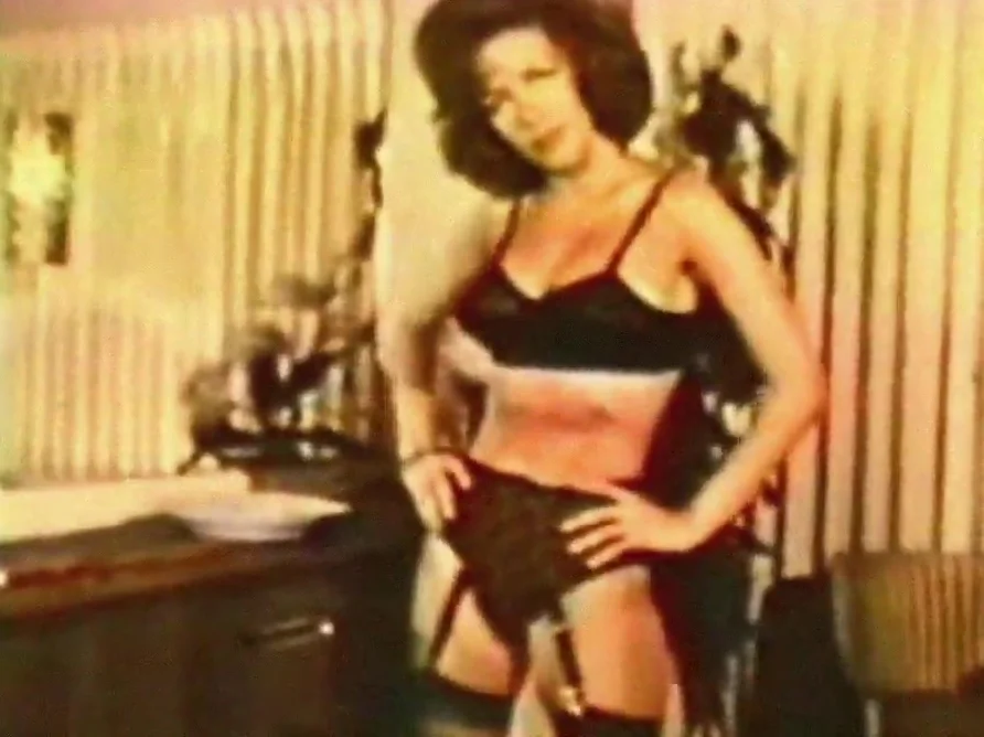 KISS KISS BANG BANG vintage mature striptease stockings