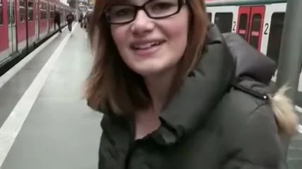 Exhibitionist Couple Makes Sex in Public Train