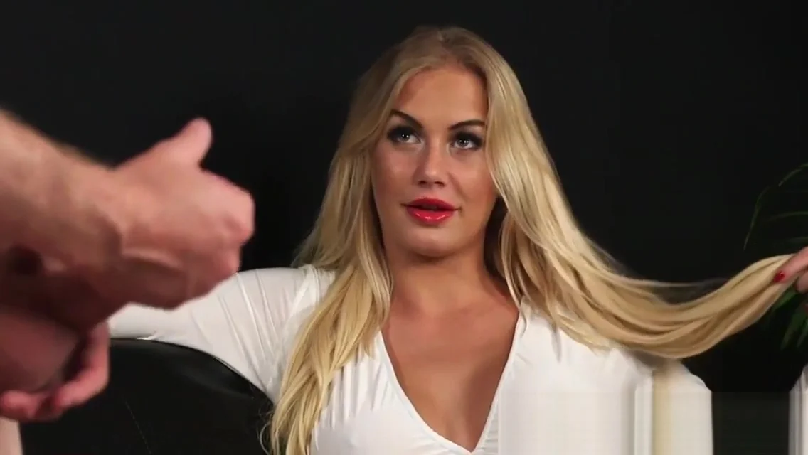 Busty blonde cfnm domina
