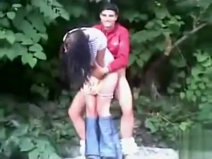 My retired friends having a quickie in the forest