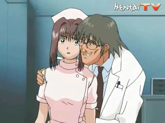 Sexy hentai nurse gets fucked by her doctor on his sex table